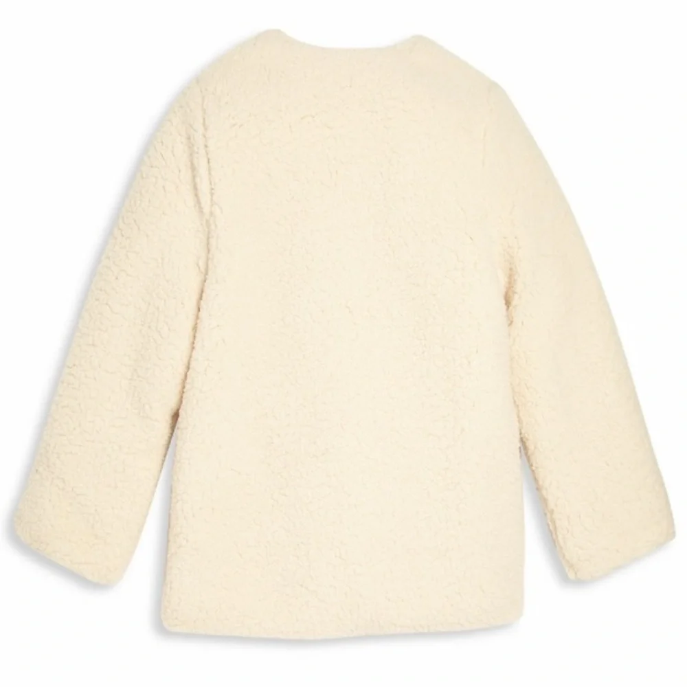 CARREMENT BEAU Girl’s Faux Fur Coat